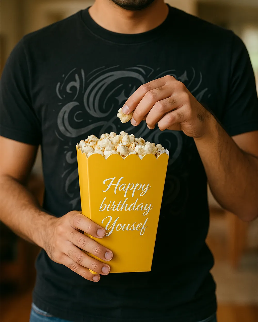 Pop corn container