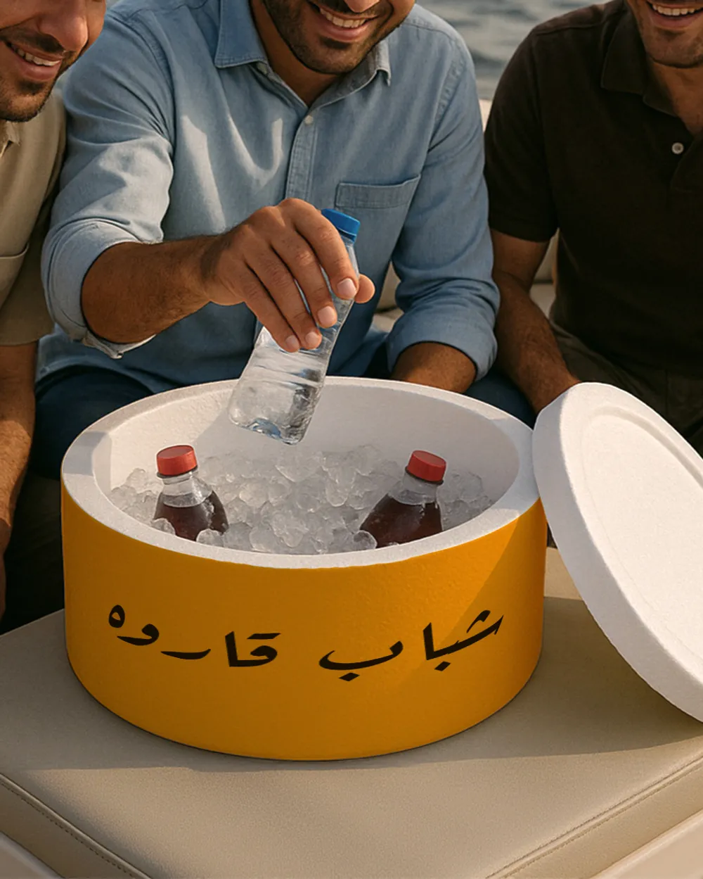 Styrofoam Round Ice Box