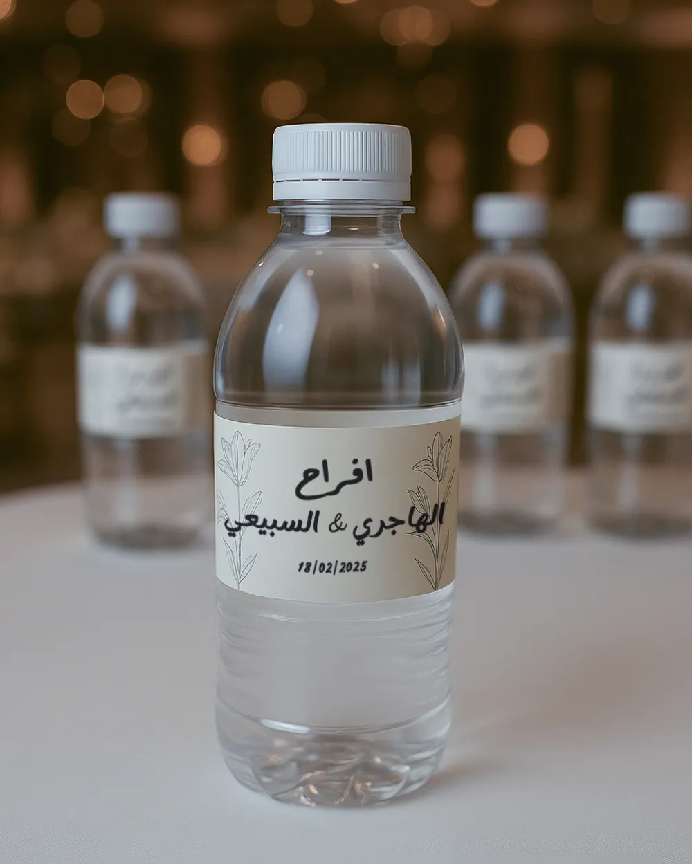 Plastic water bottles